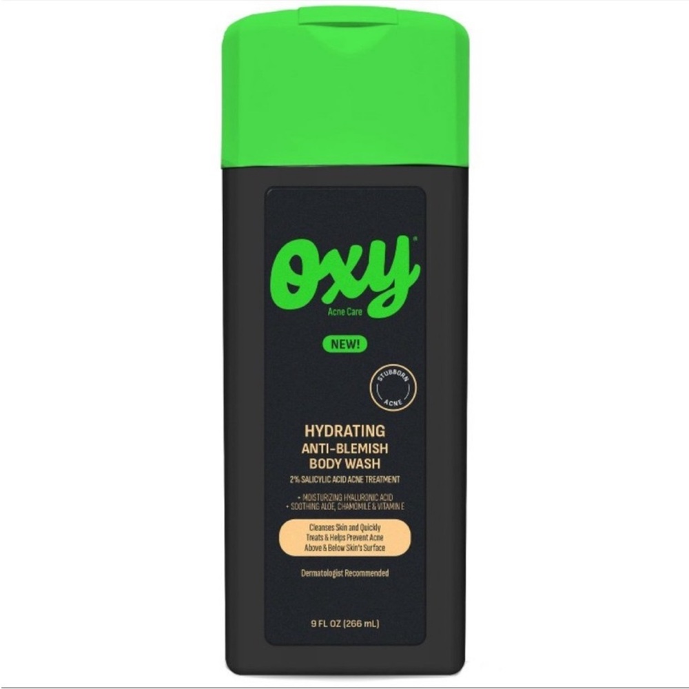 Oxy 2% Salicylic acid stubborn acne anti-blemish body wash
